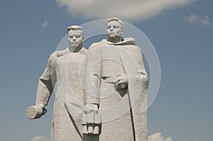 The memorial complex Ã¢â¬ÅTo the Panfilov HeroesÃ¢â¬Â Ã¢â¬ÅFeat 28Ã¢â¬Â. Moscow region photo